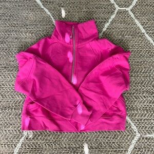 lululemon Sonic Pink Funnel Neck Oversized Scuba